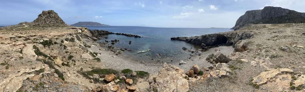 Mappa di Favignana Cala del Trapanese
