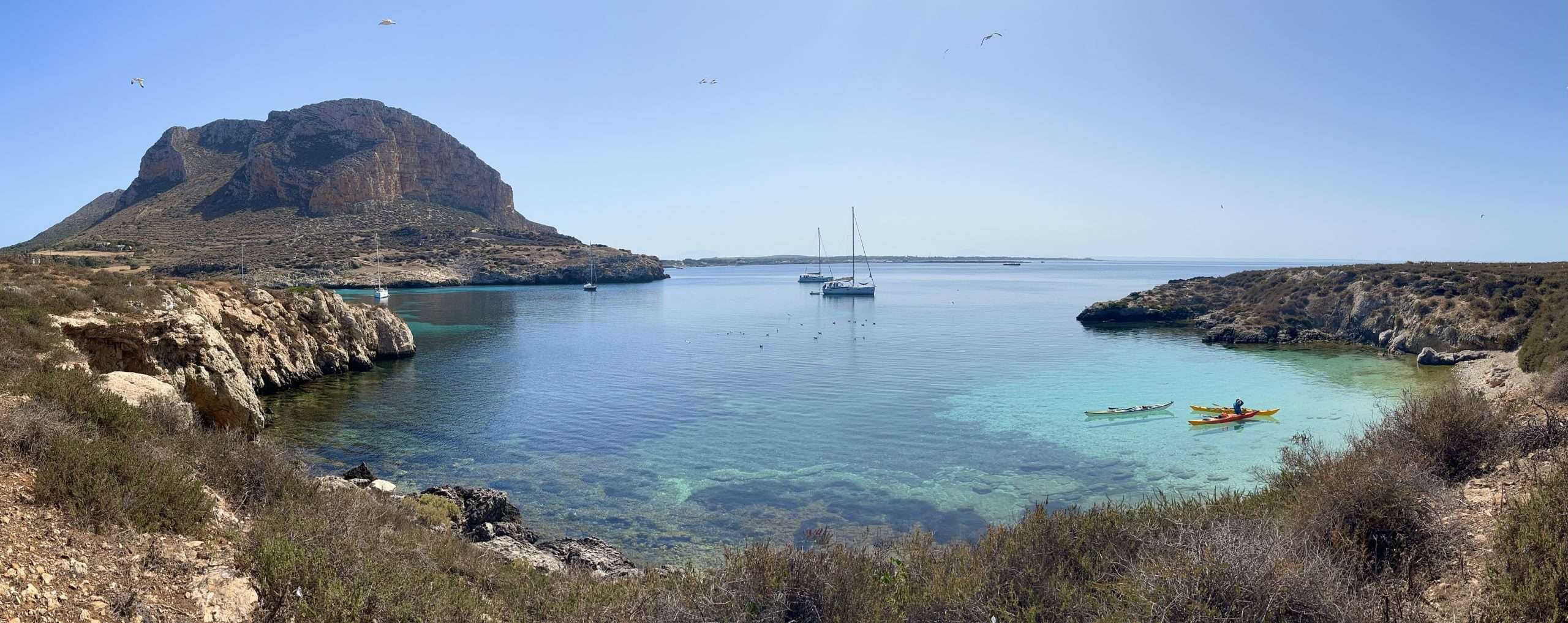 Sea kayak Sicily