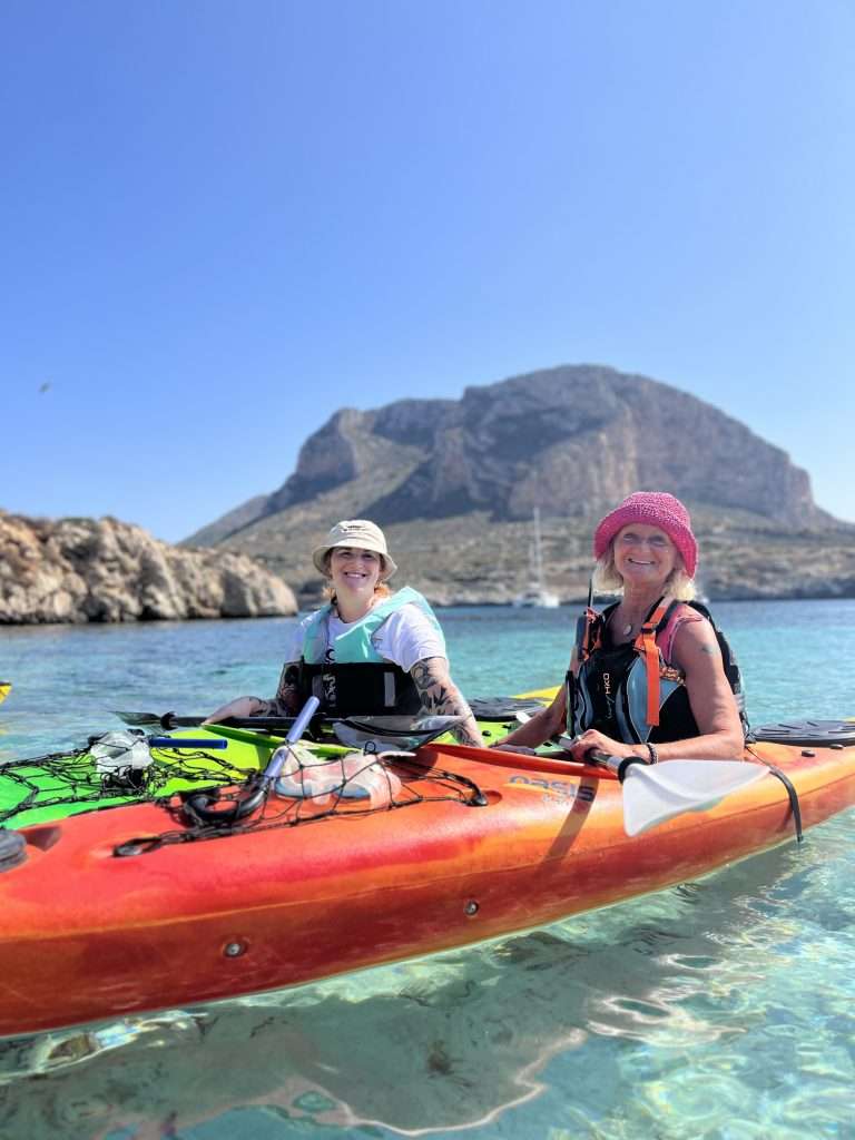 Favignana, the island of kayaking