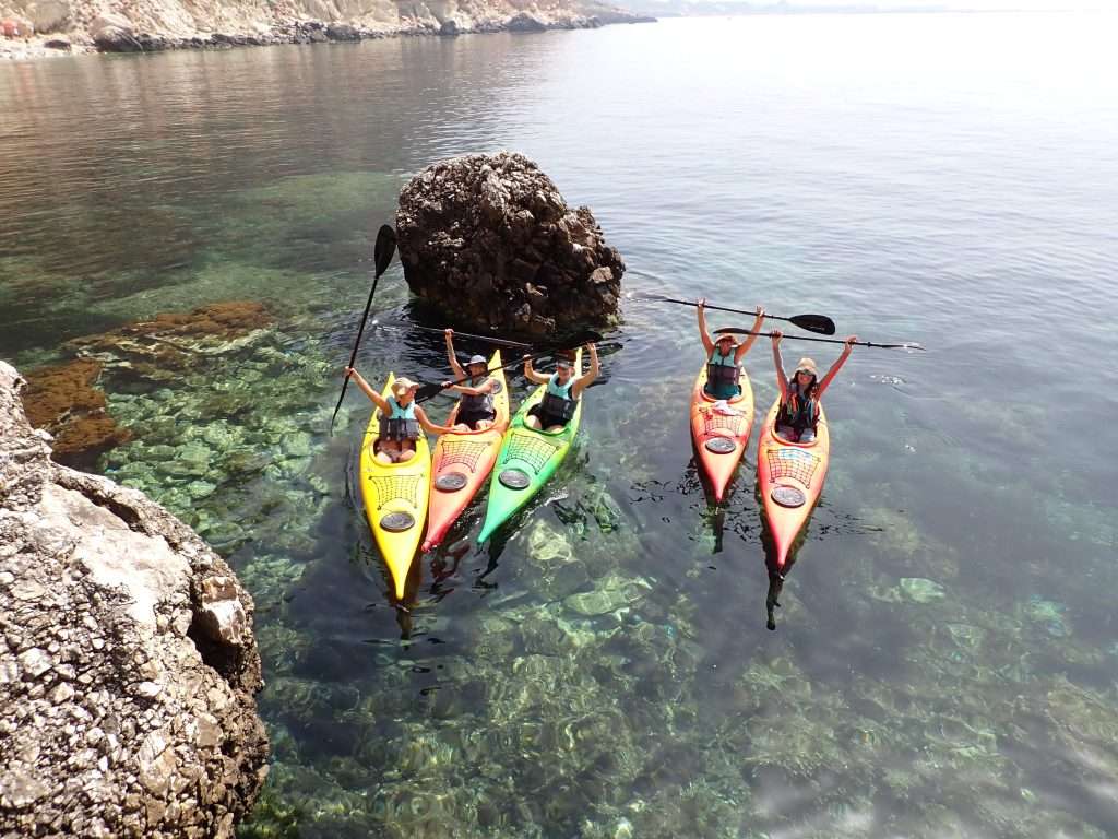 The odyssey favignana in kayak 
